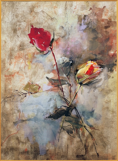 Watercolor Roses- Clark Hulings-small