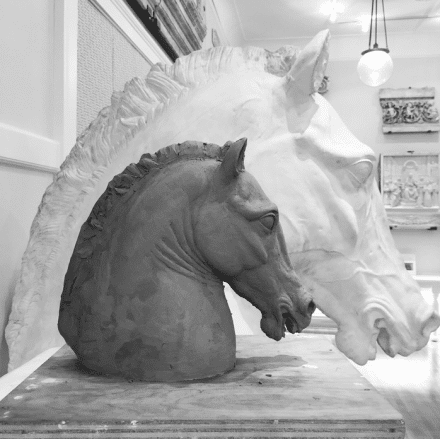 Gattamelata Equestrian Bust by Charles Mostow