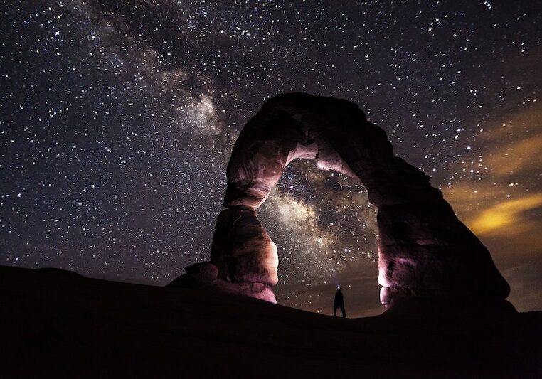 A person gazing at the night sky: the possibilities are endless for artists