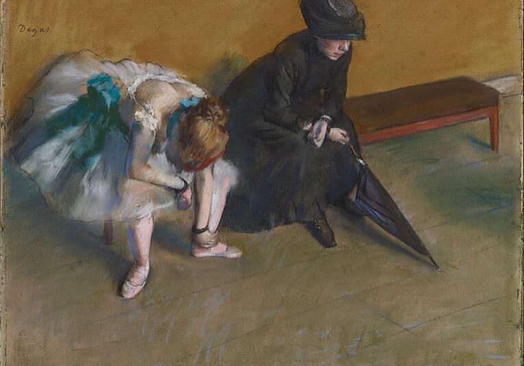 Waiting, by Edgar Degas